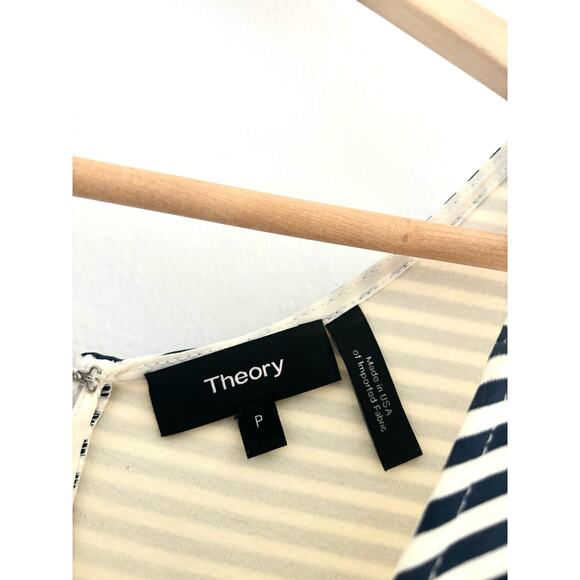 Theory Striped Mivrill K Sail Sheath Dress - Picture 7 of 11